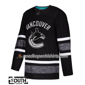 Vancouver Canucks Blank 2019 All-Star Adidas Zwart Authentic Shirt - Kinderen